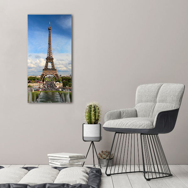 Picture canvas print Eiffel Paris tower