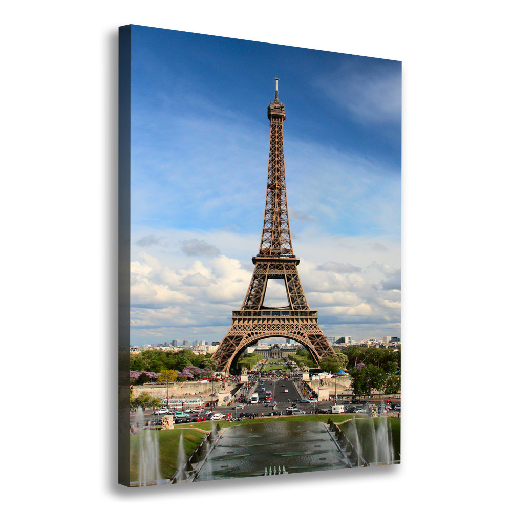 Picture canvas print Eiffel Paris tower