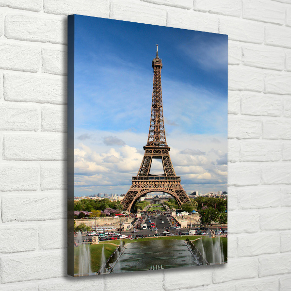 Picture canvas print Eiffel Paris tower