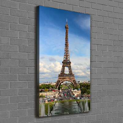 Picture canvas print Eiffel Paris tower