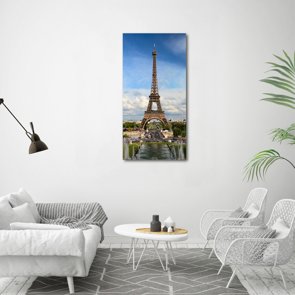 Picture canvas print Eiffel Paris tower