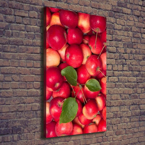 Canvas wall art Red apples