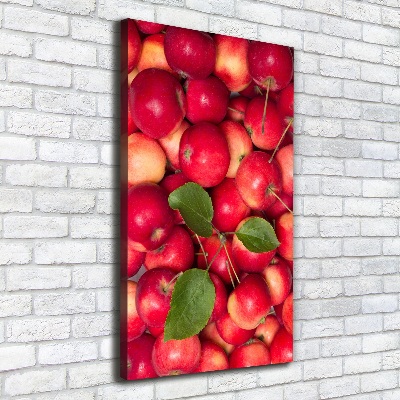 Canvas wall art Red apples