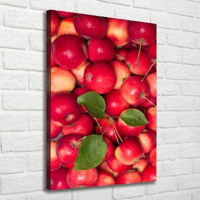 Canvas wall art Red apples