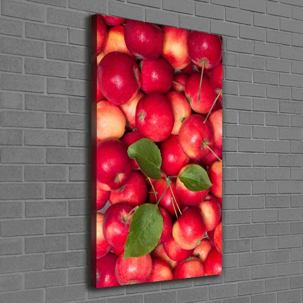 Canvas wall art Red apples