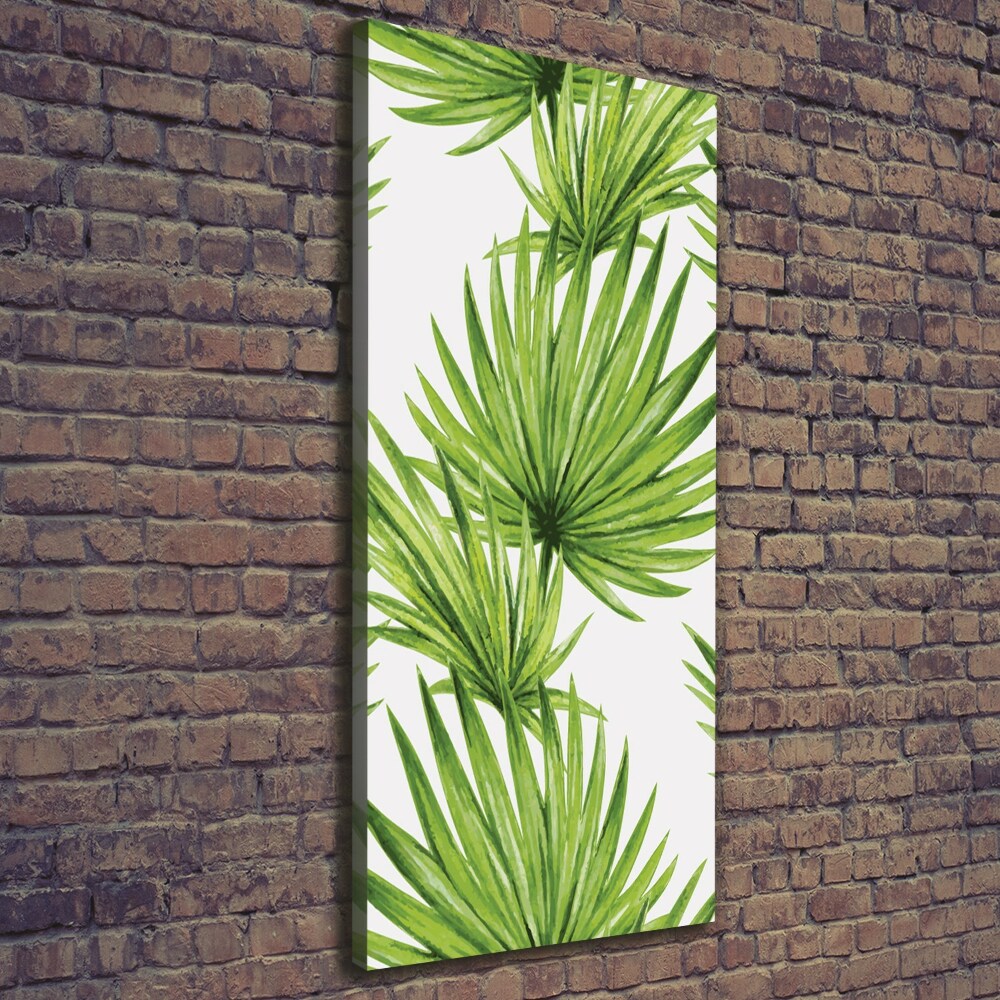 Canvas print Tropical leaves