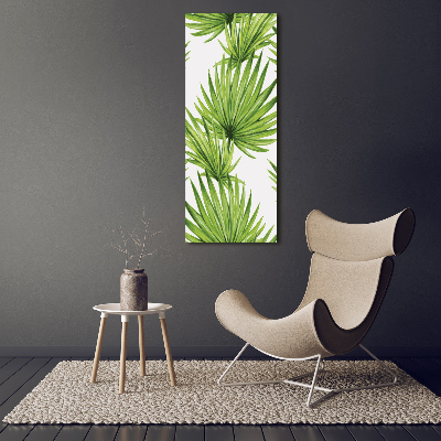 Canvas print Tropical leaves