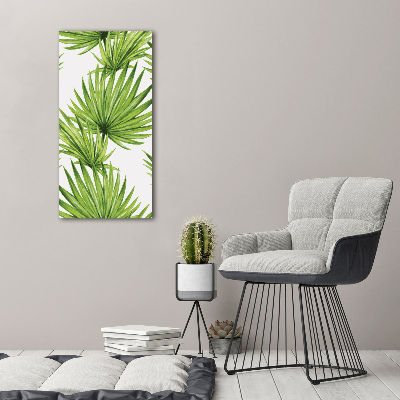 Canvas print Tropical leaves