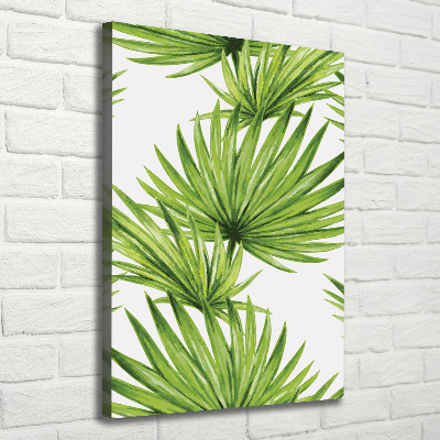 Canvas print Tropical leaves