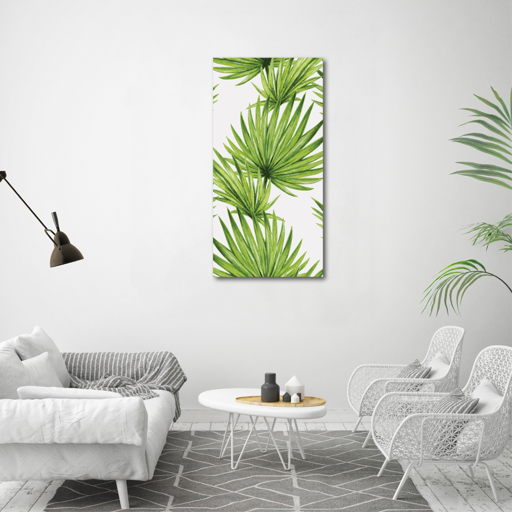 Canvas print Tropical leaves