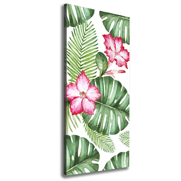 Canvas print Hawaiian pattern