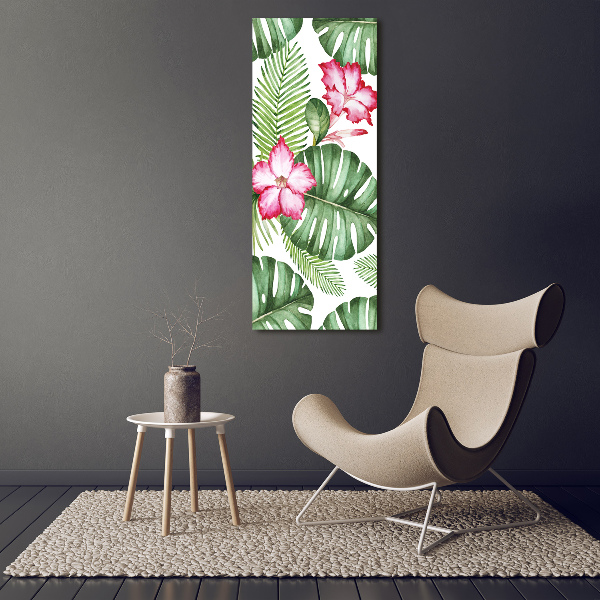 Canvas print Hawaiian pattern