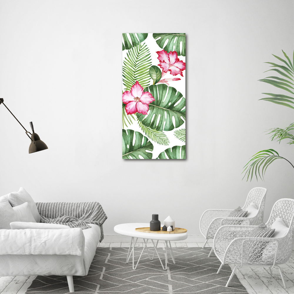 Canvas print Hawaiian pattern