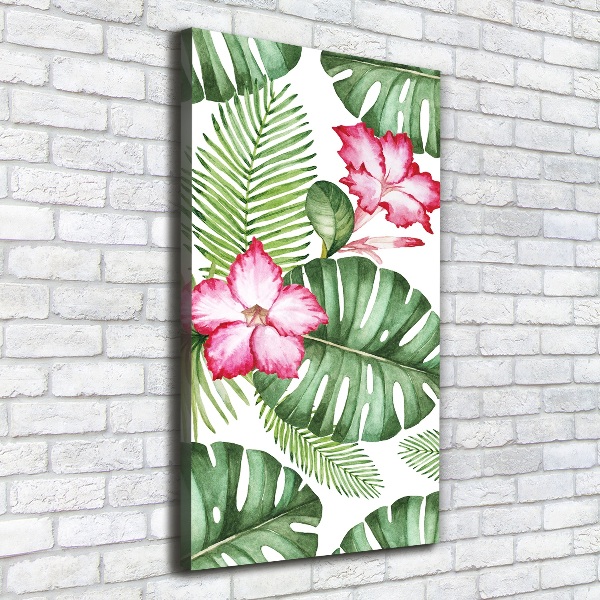 Canvas print Hawaiian pattern