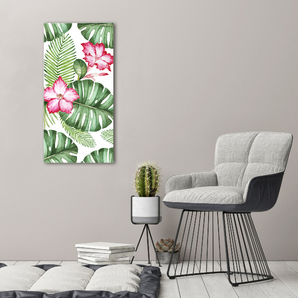 Canvas print Hawaiian pattern