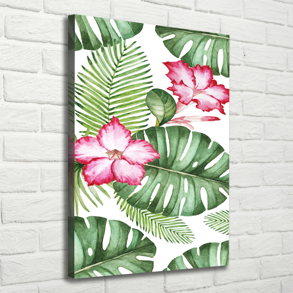 Canvas print Hawaiian pattern