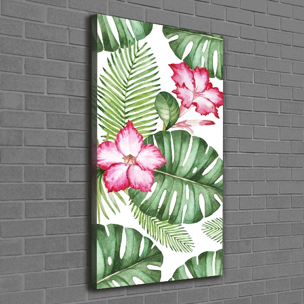 Canvas print Hawaiian pattern