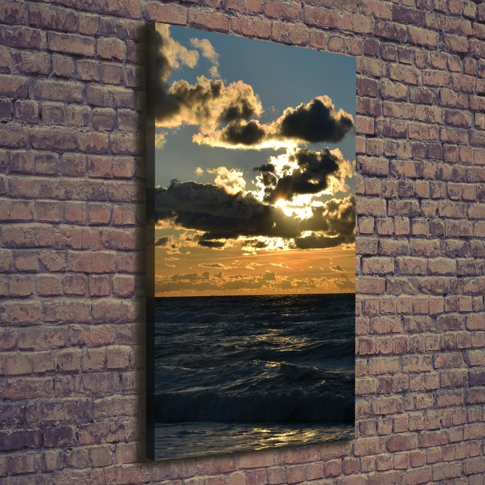 Canvas print Sunset sea