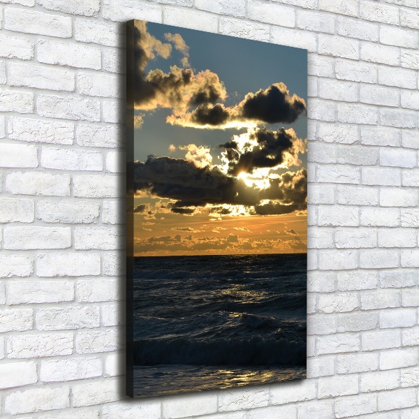 Canvas print Sunset sea