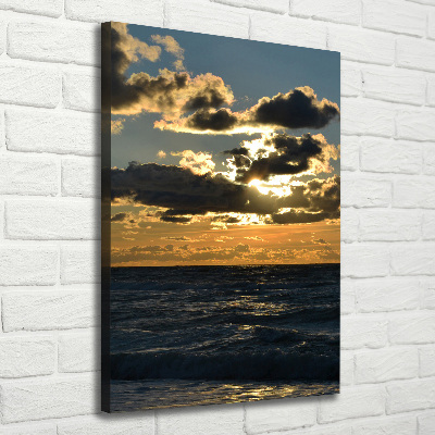 Canvas print Sunset sea