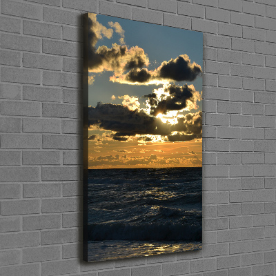 Canvas print Sunset sea