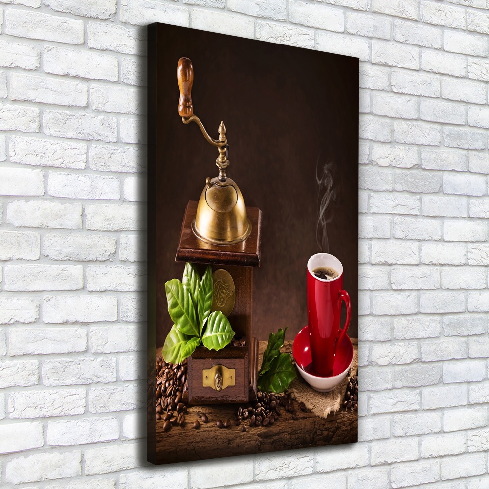 Canvas wall art Coffee grinder