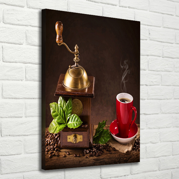 Canvas wall art Coffee grinder