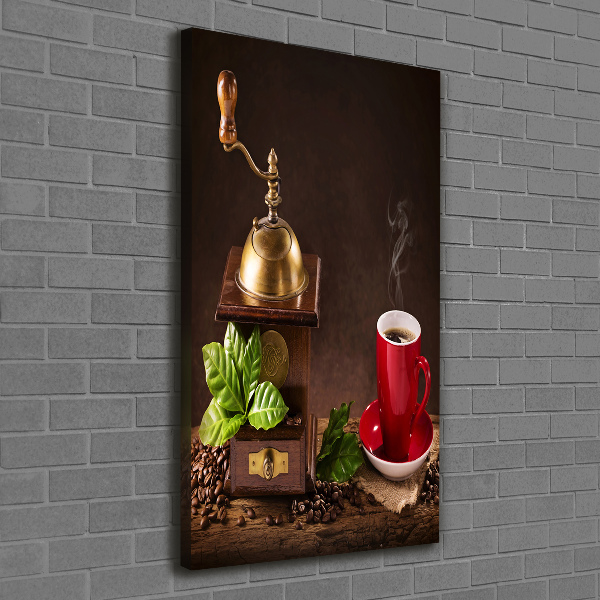 Canvas wall art Coffee grinder