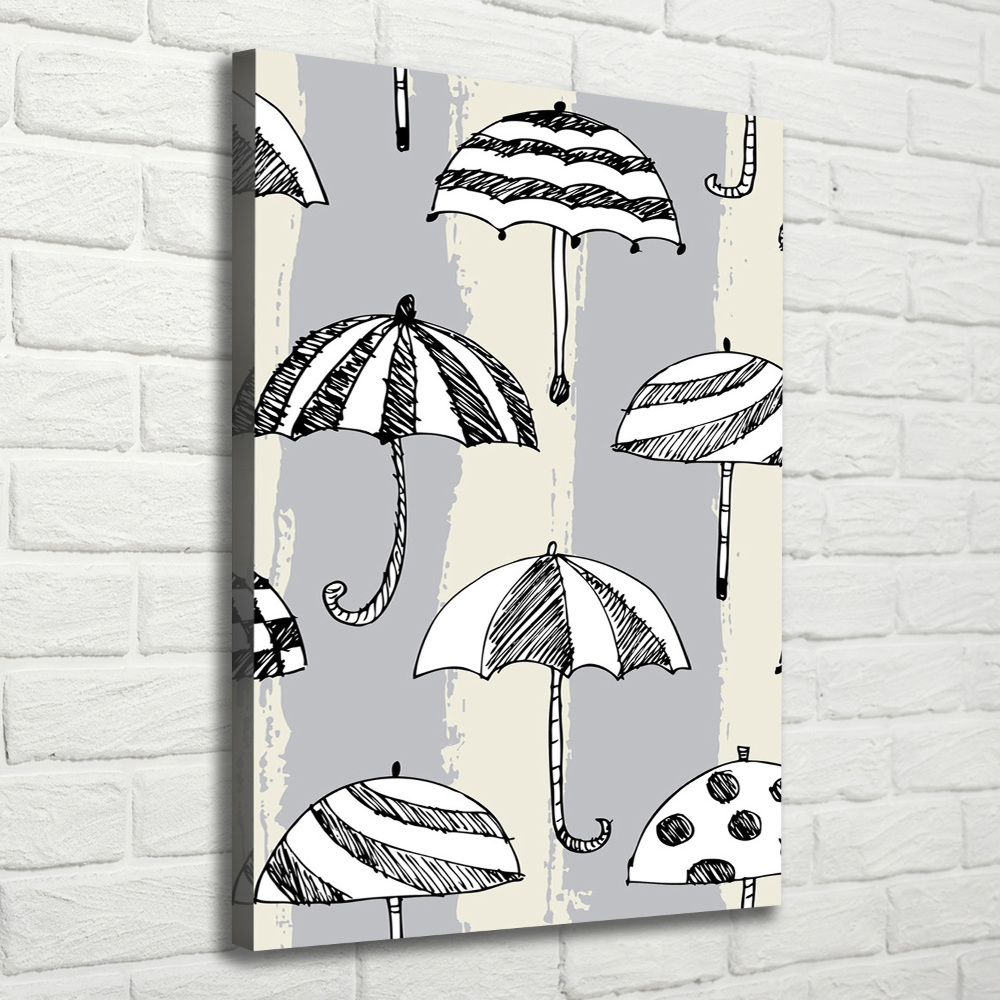 Wall art canvas Umbrellas