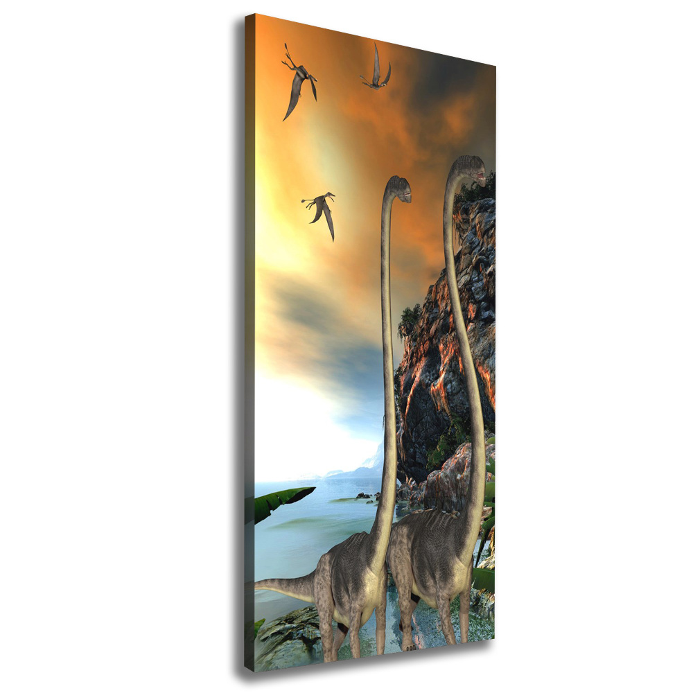 Wall art canvas large Dinosaurs