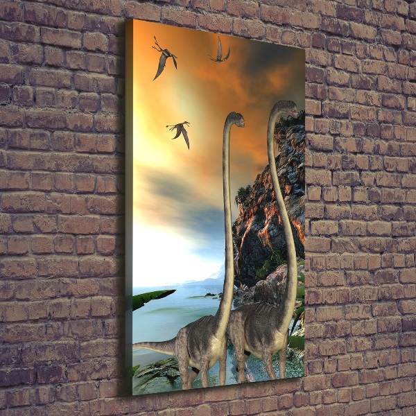 Wall art canvas large Dinosaurs