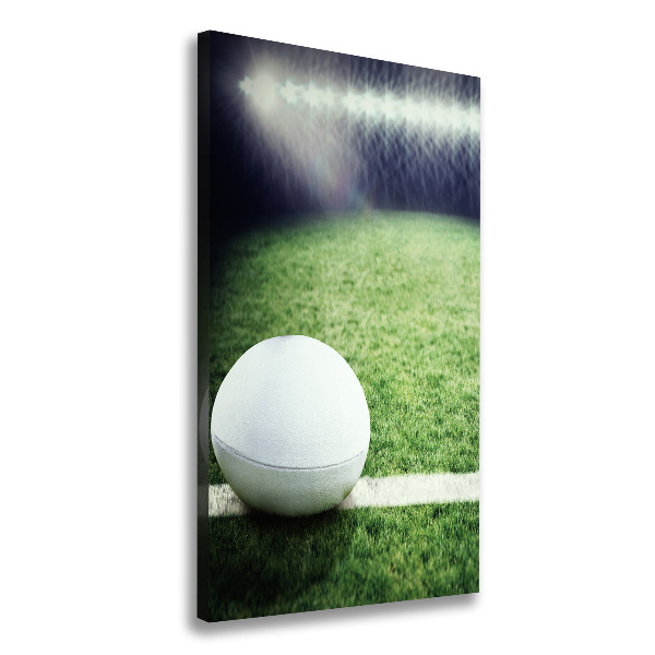 Canvas wall art Rugby ball