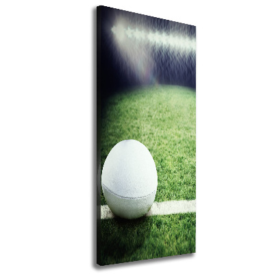 Canvas wall art Rugby ball