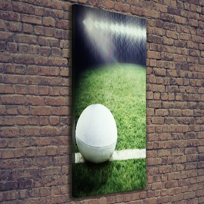 Canvas wall art Rugby ball