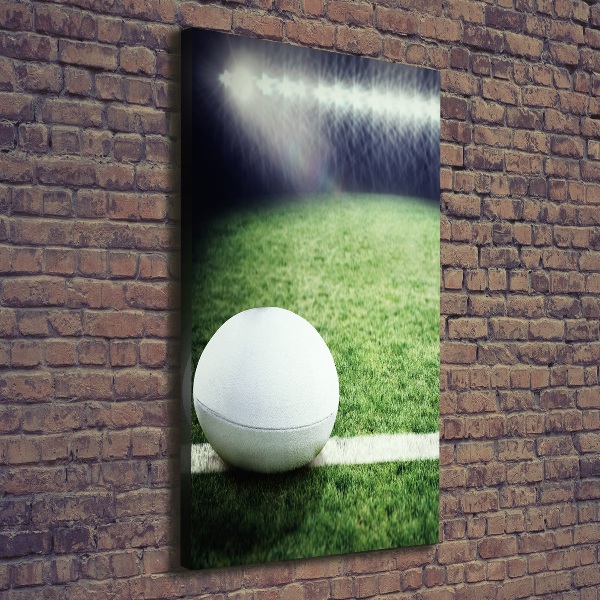 Canvas wall art Rugby ball