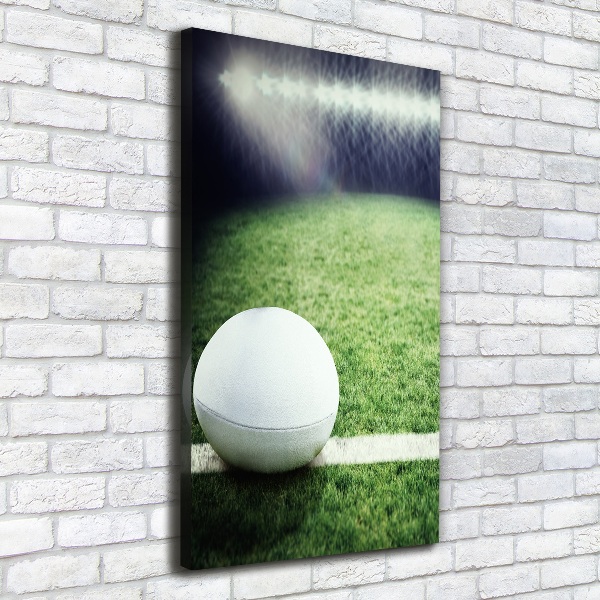 Canvas wall art Rugby ball