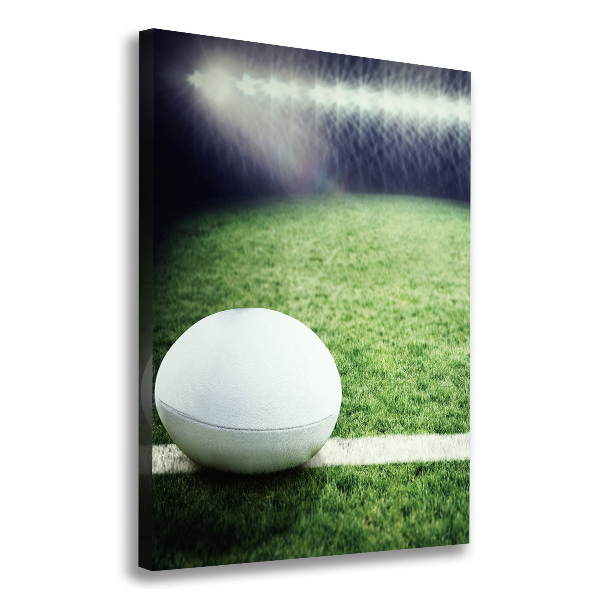 Canvas wall art Rugby ball