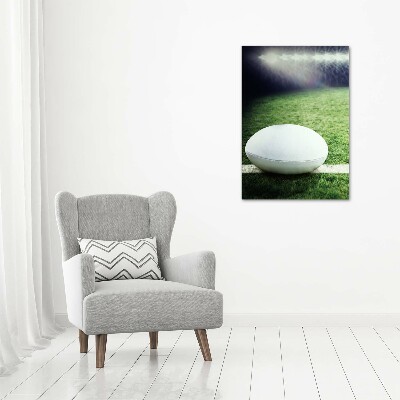 Canvas wall art Rugby ball