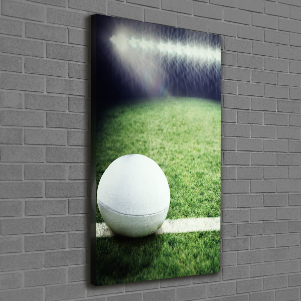 Canvas wall art Rugby ball