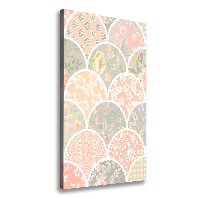 Wall art canvas Floral pattern