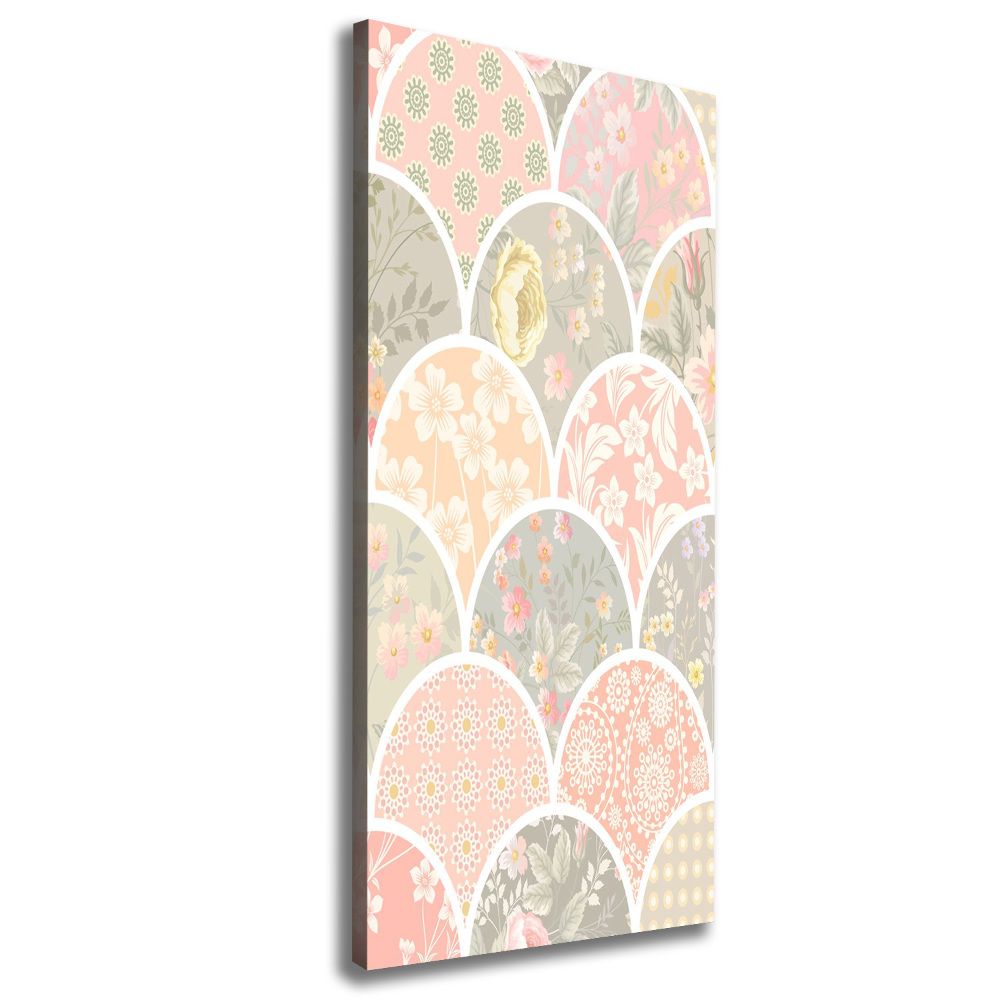 Wall art canvas Floral pattern