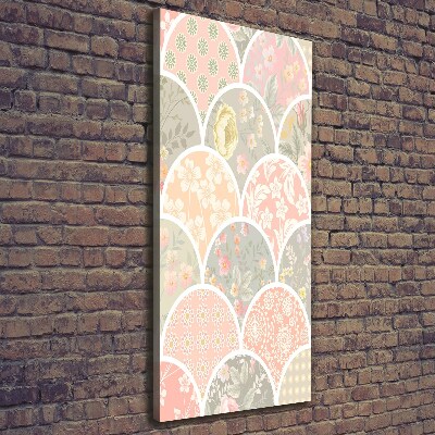 Wall art canvas Floral pattern