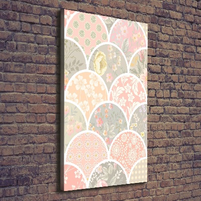 Wall art canvas Floral pattern