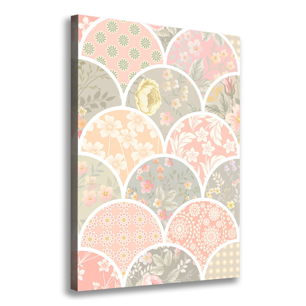 Wall art canvas Floral pattern