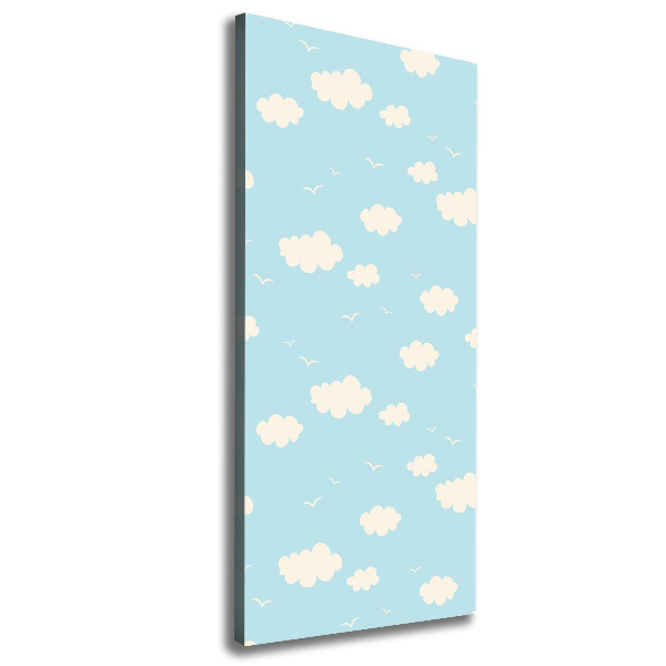 Picture canvas print Clouds