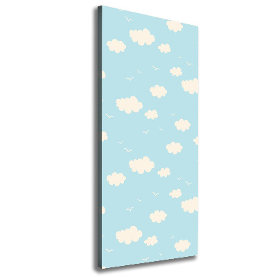 Picture canvas print Clouds