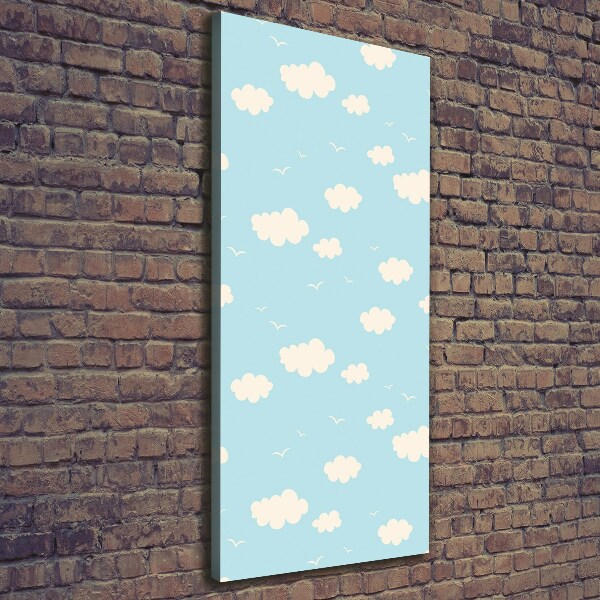 Picture canvas print Clouds