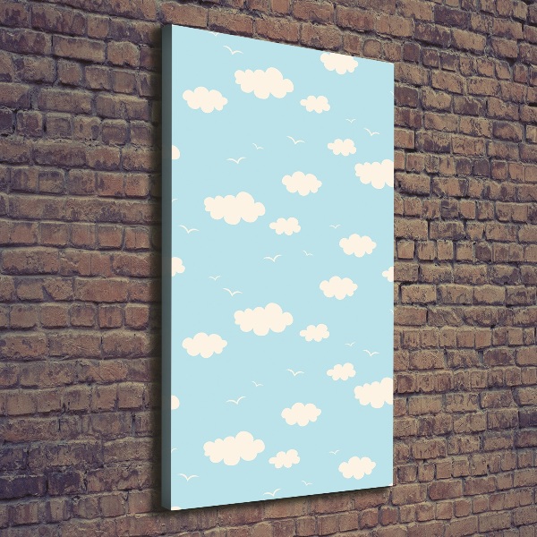 Picture canvas print Clouds