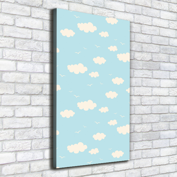 Picture canvas print Clouds