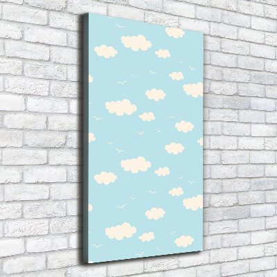 Picture canvas print Clouds